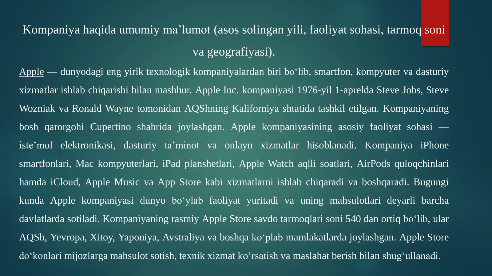 Product slide 2