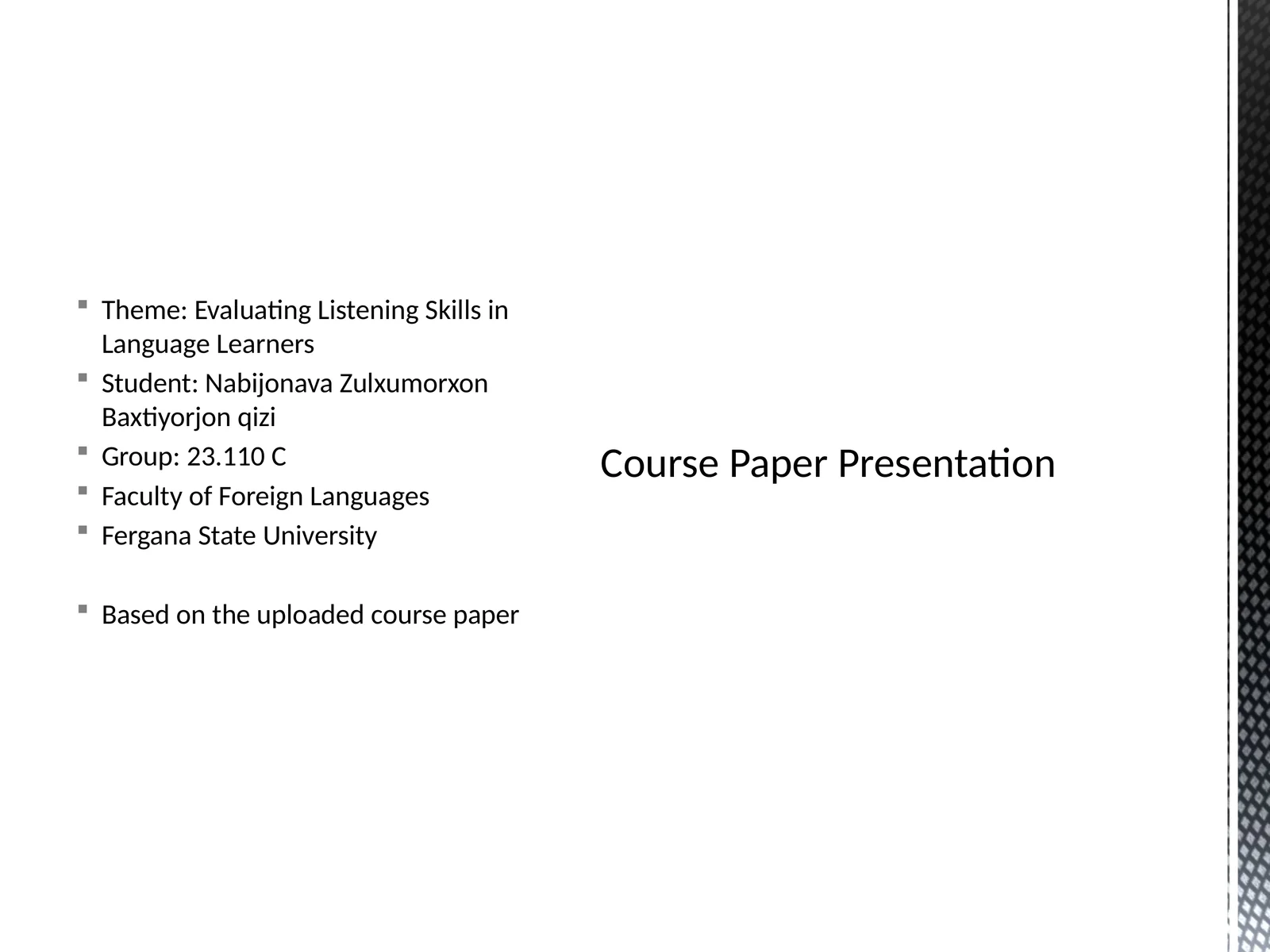 Product slide 1