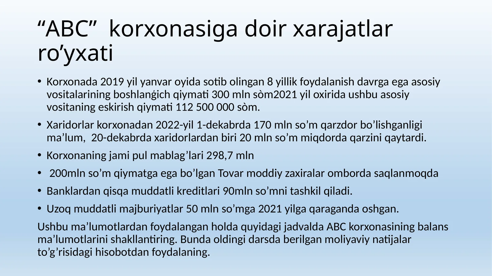 Product slide 1