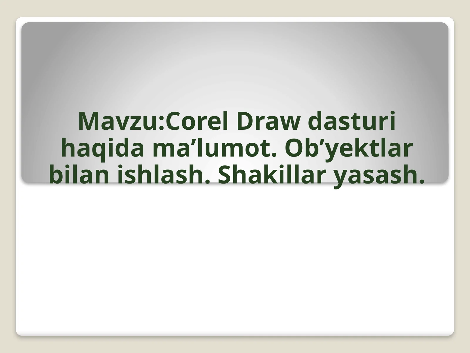 Product slide 1