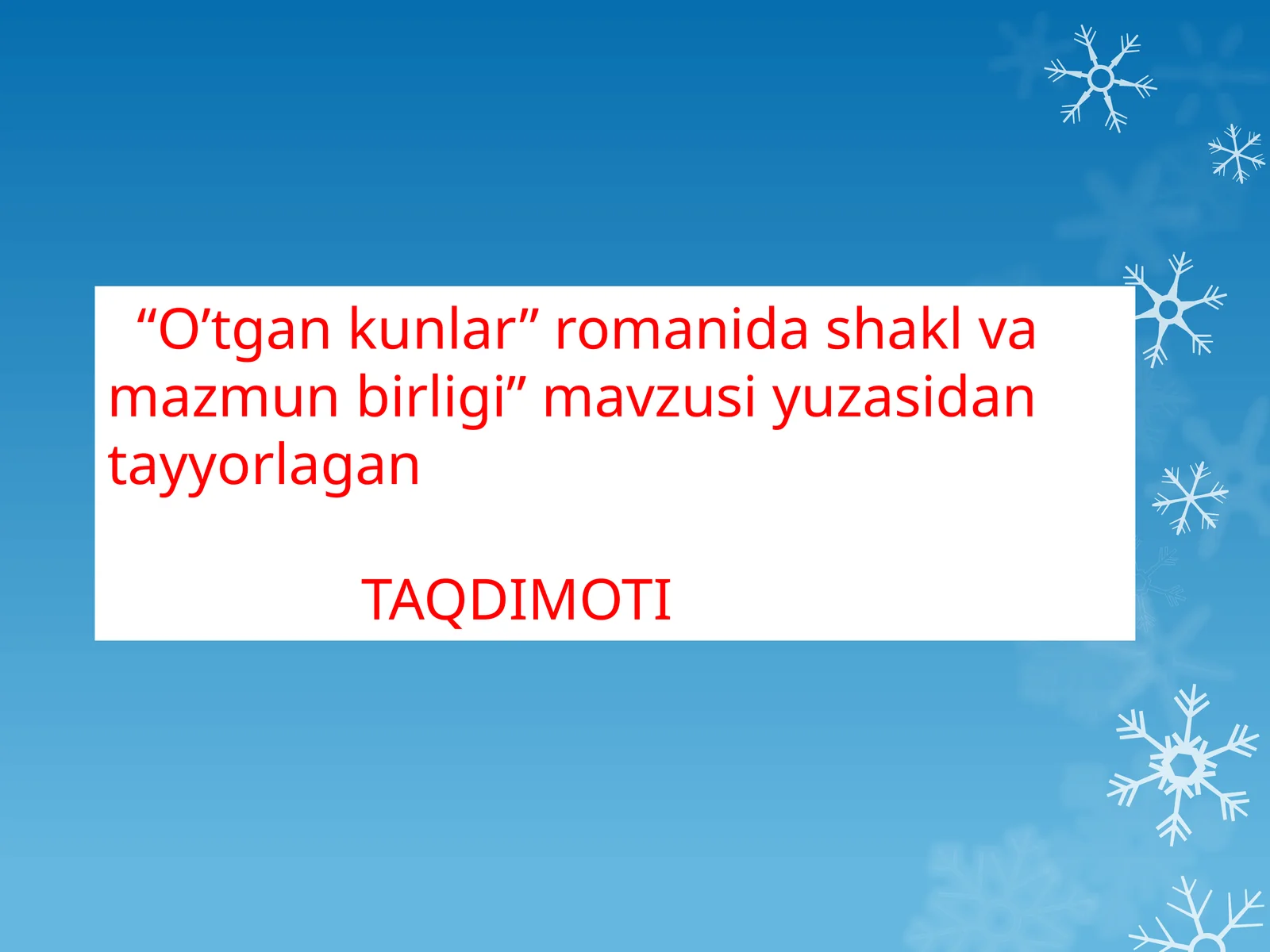 Product slide 1