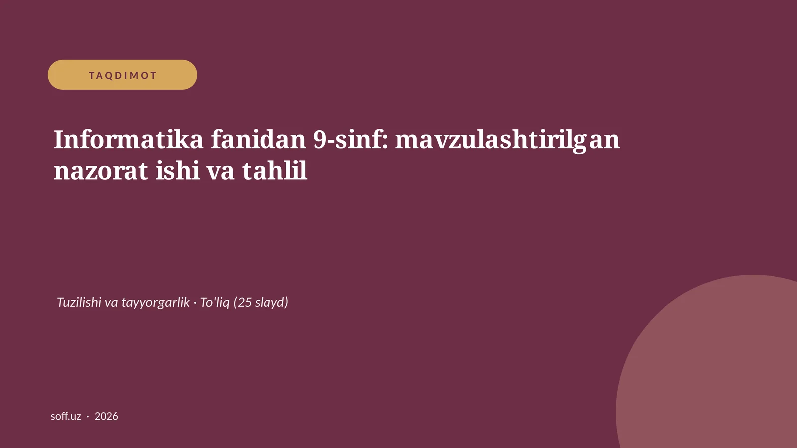 Product slide 1