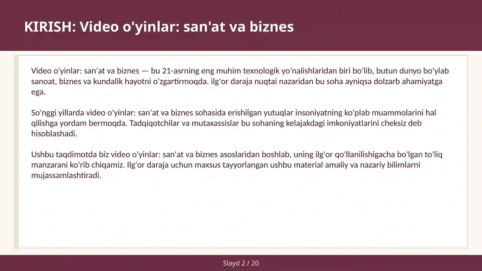 Product slide 2