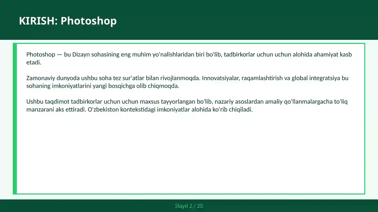 Product slide 2