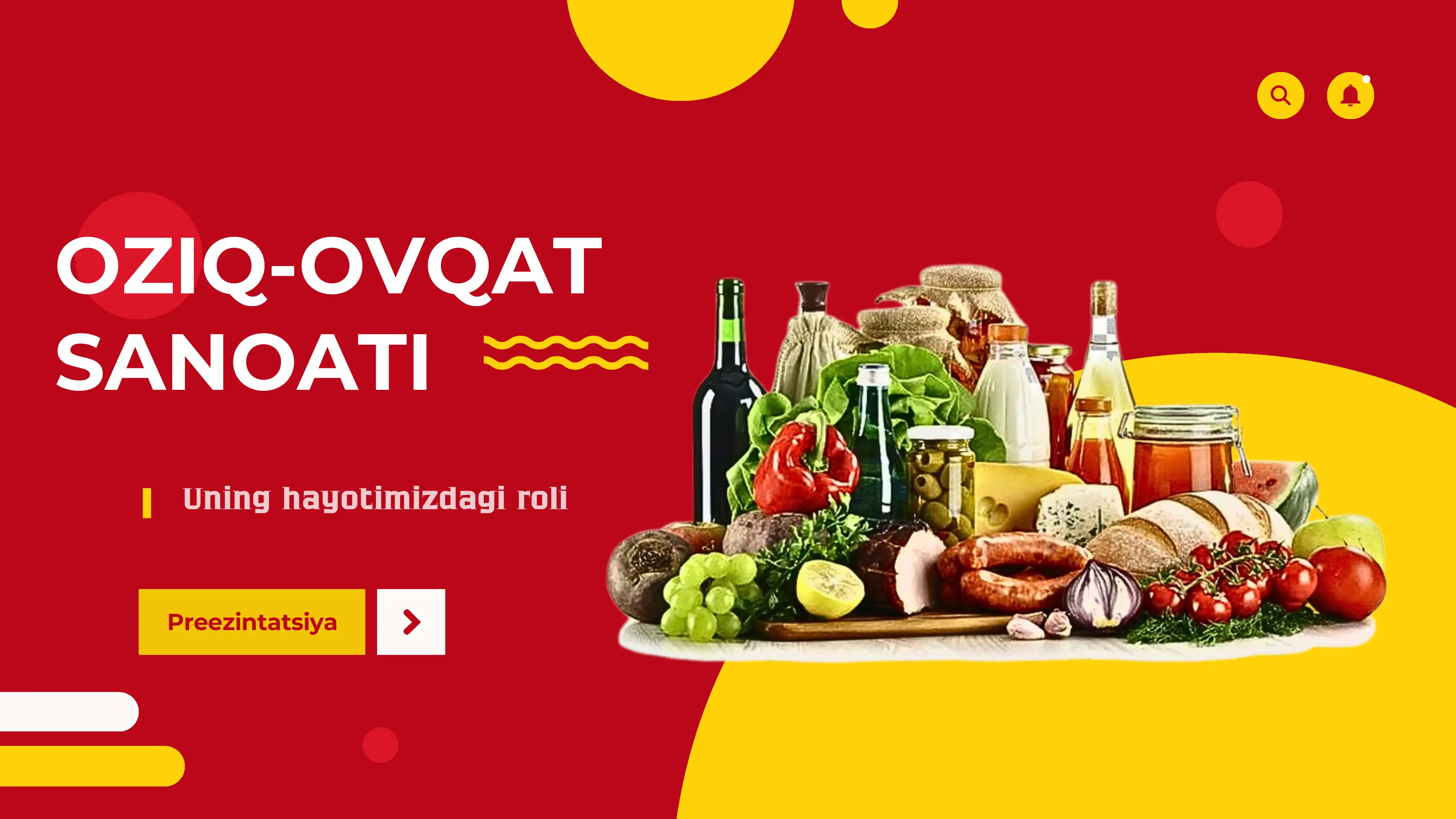 oziq ovqat sanoati