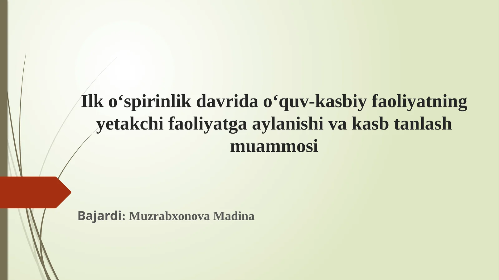 Ilko‘spirinlik davri