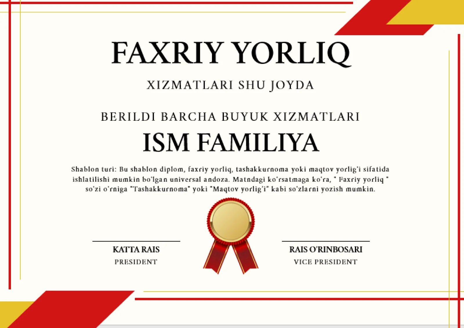 FAXRIY YORLIQ