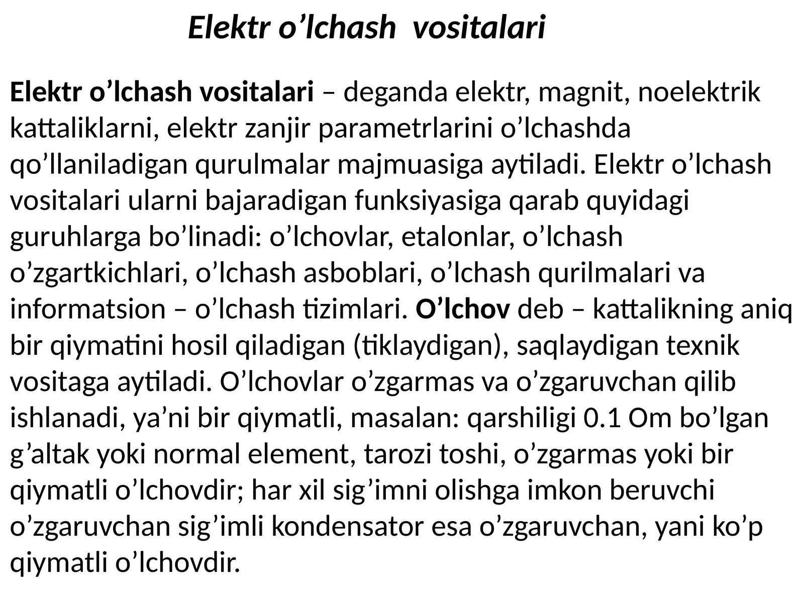 Elektro’lchashvositalari