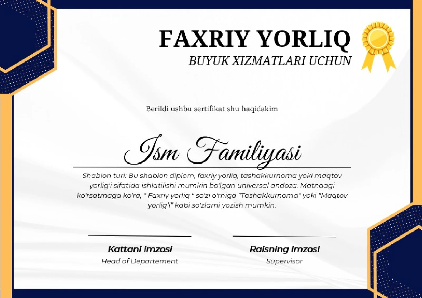 FAXRIY YORLIQ