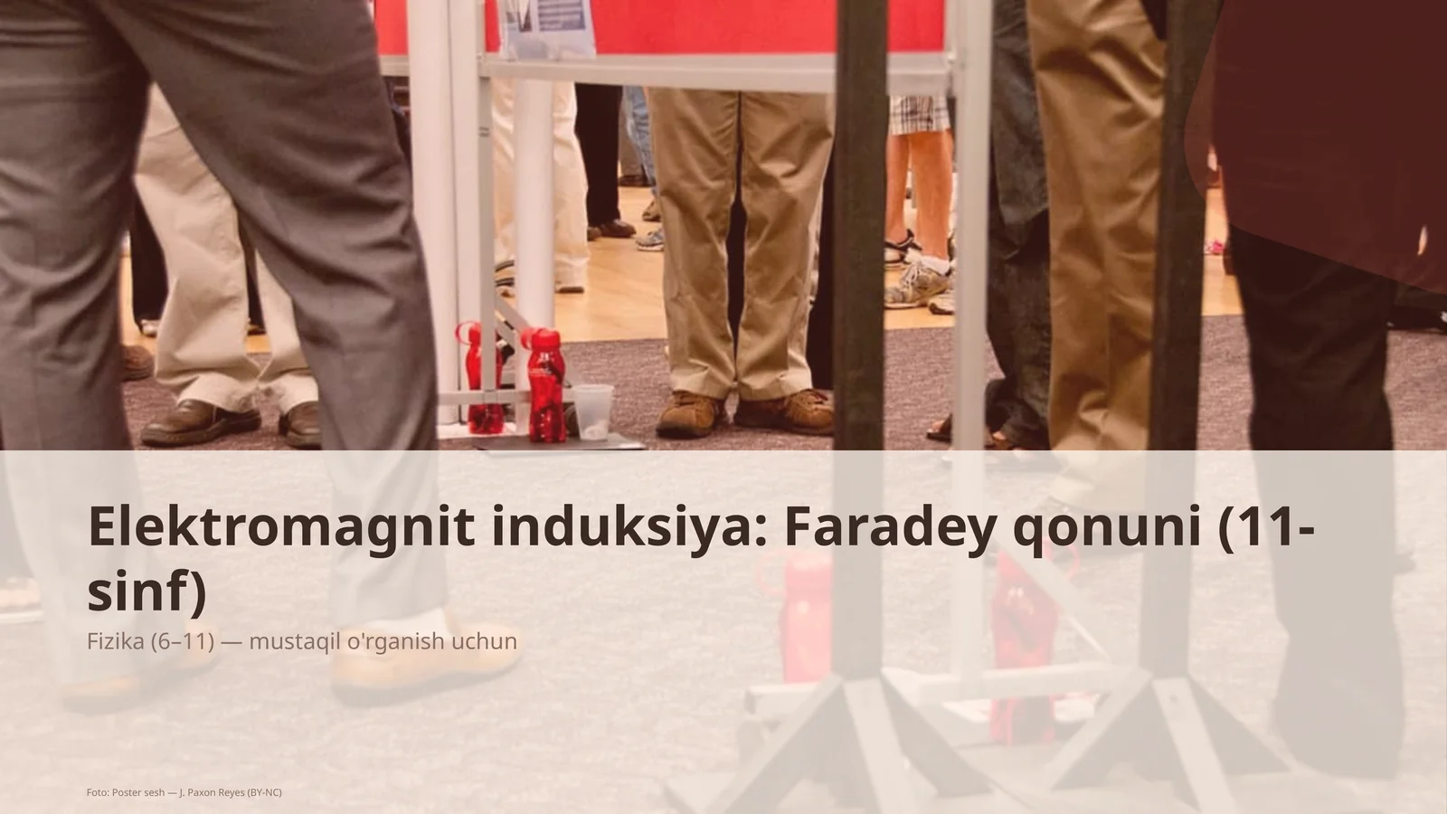 Elektromagnit induksiya: Faradey qonuni (11-sinf)