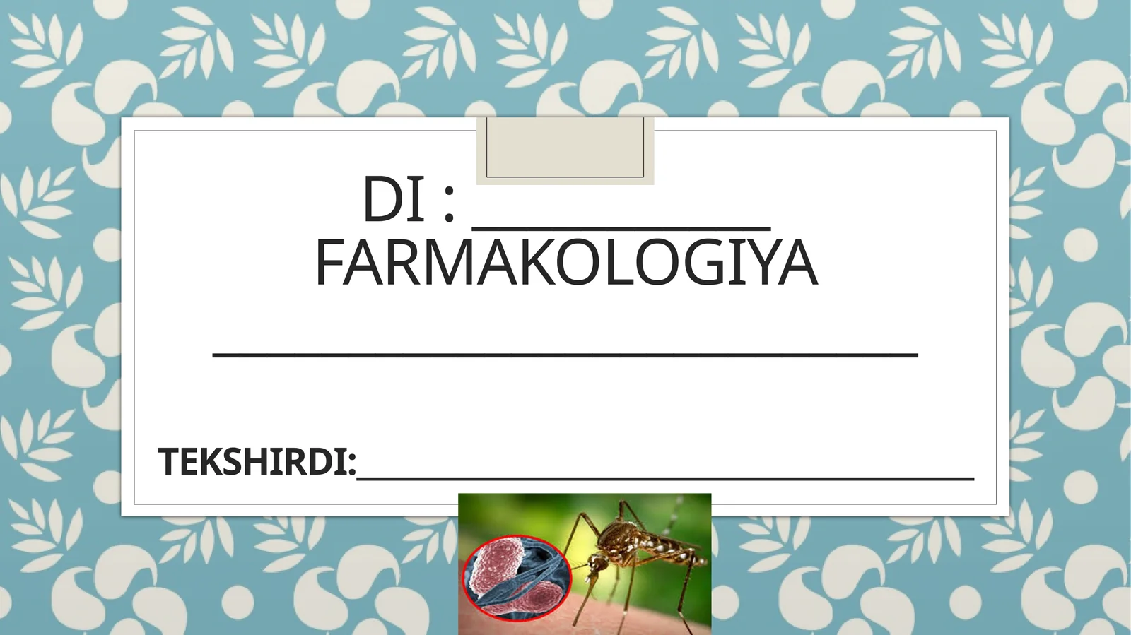 Farmakologiya