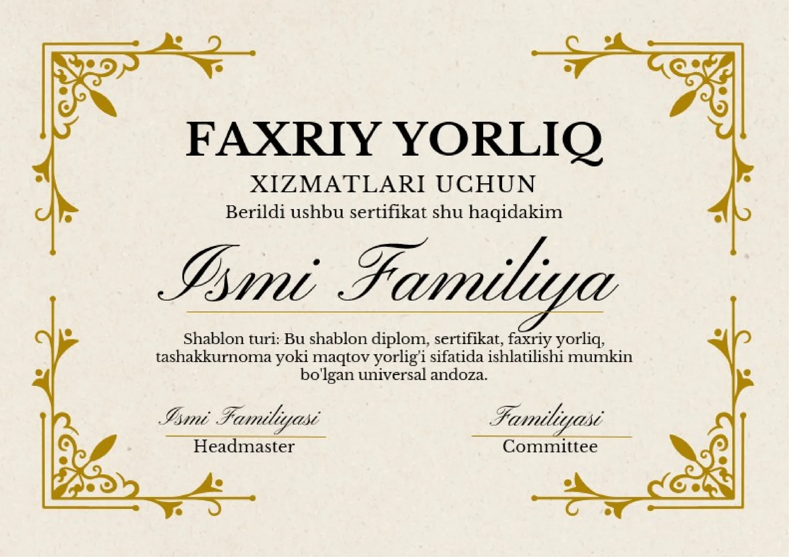 FAXRIY YORLIQ