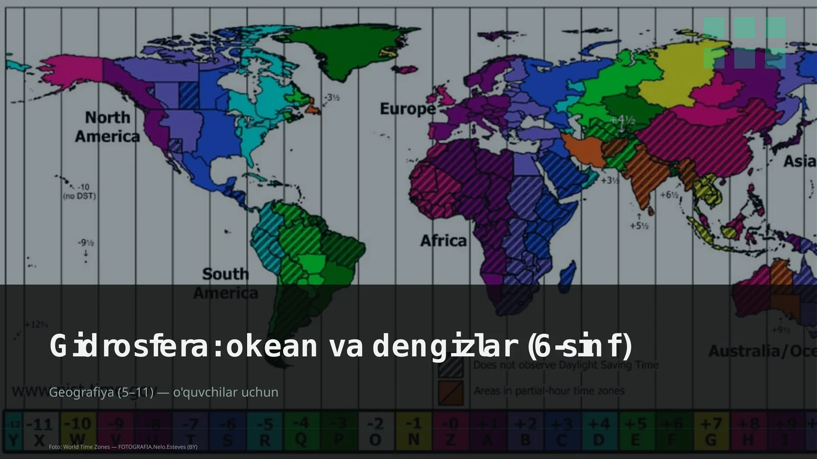 Gidrosfera: okean va dengizlar (6-sinf)