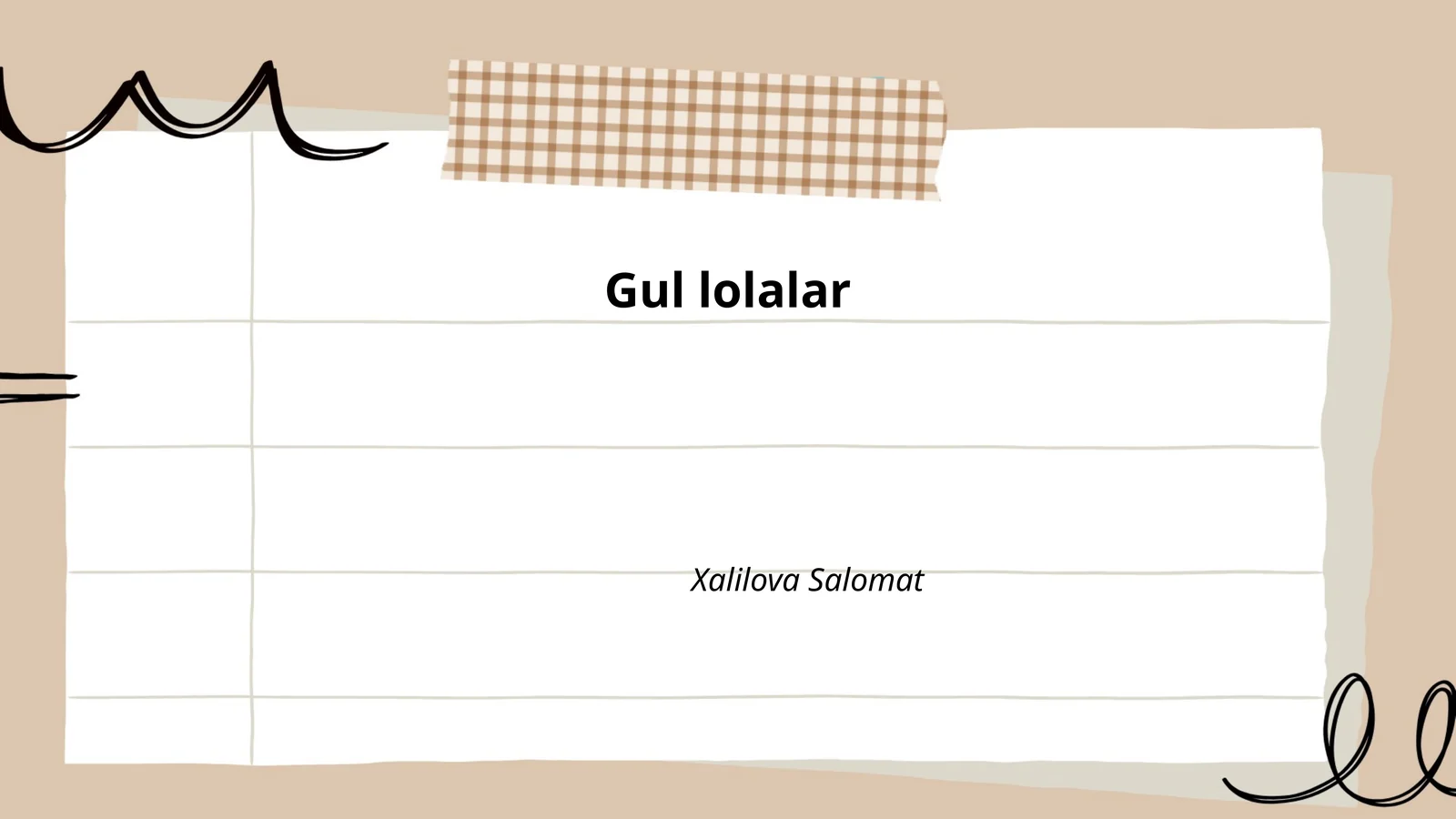 Gul lolalar