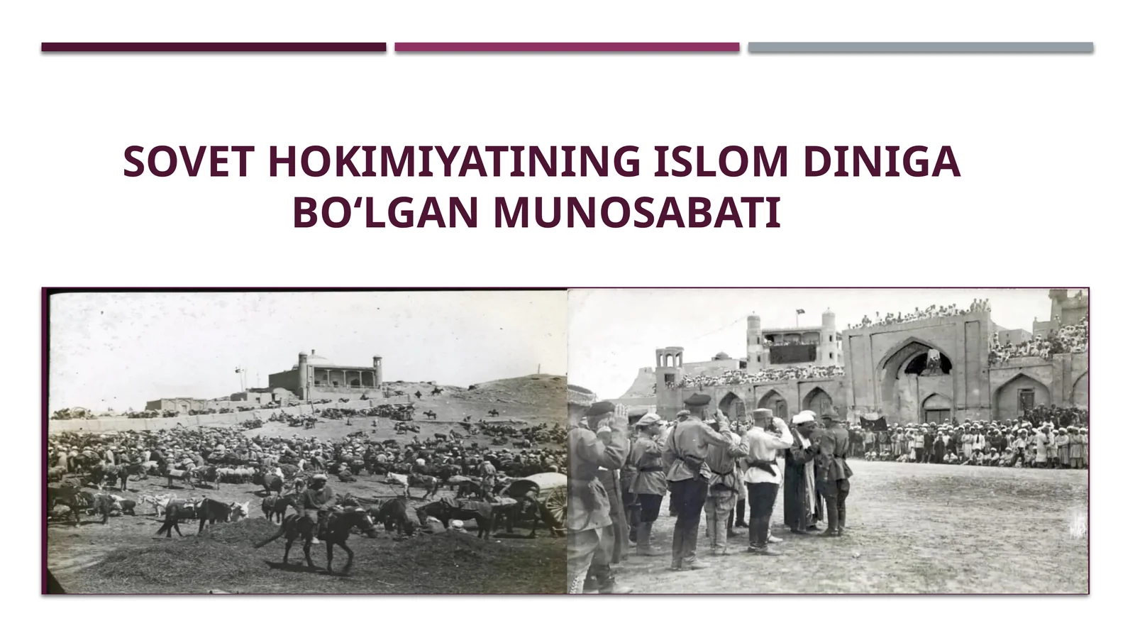 Sovet hokimiyatining Islom diniga boʻlgan munosabati