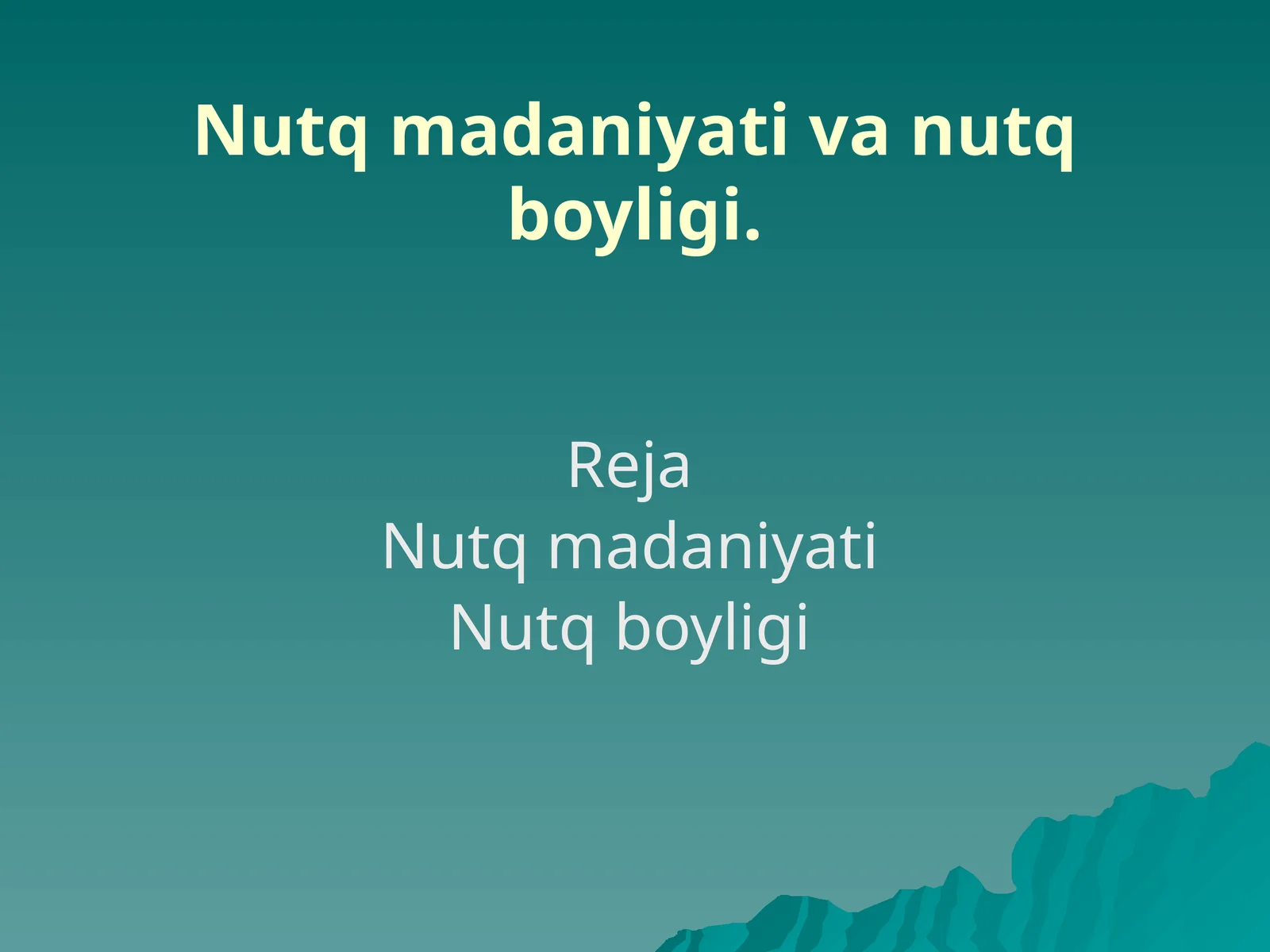 Nutqmadaniyati
