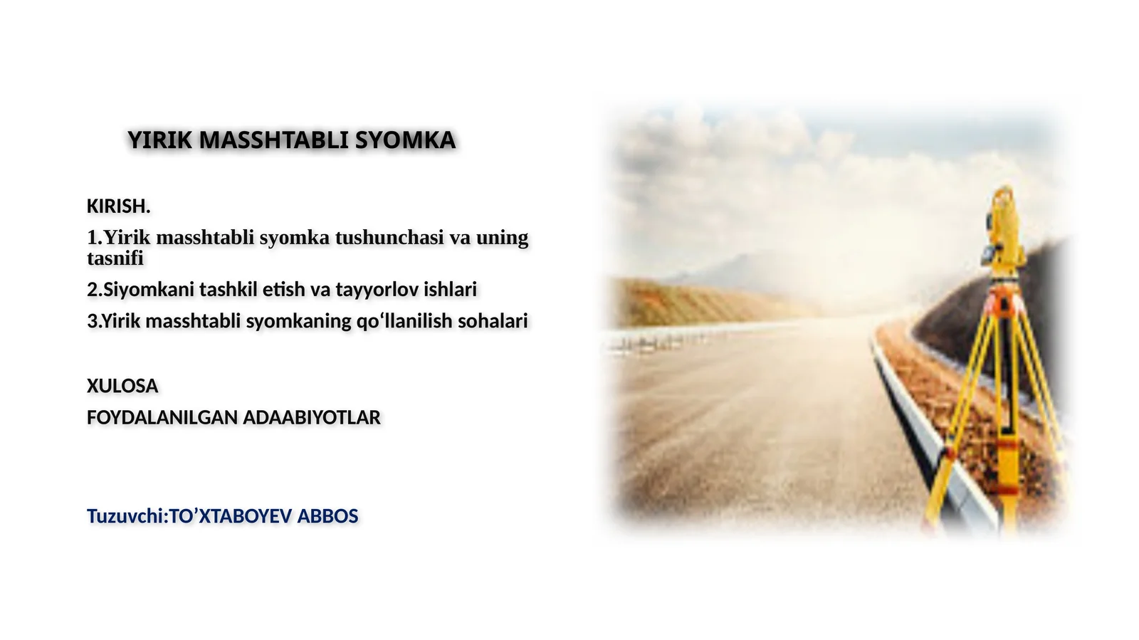 YIRIK MASSHTABLI SYOMKA