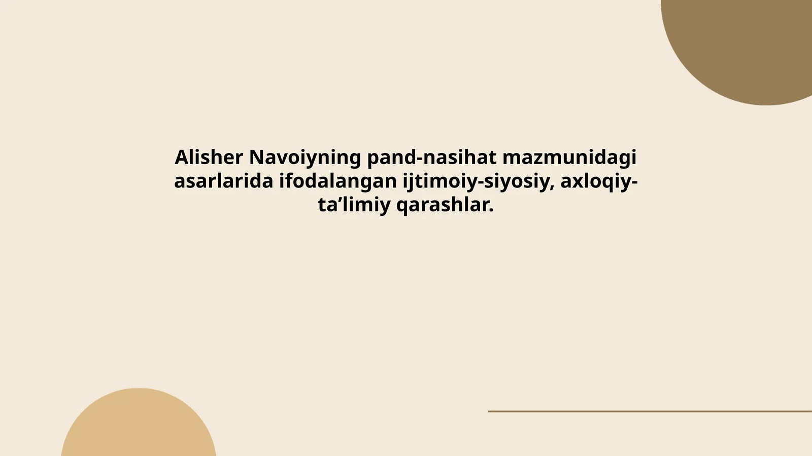 Axloqiy tarbiya masalalari