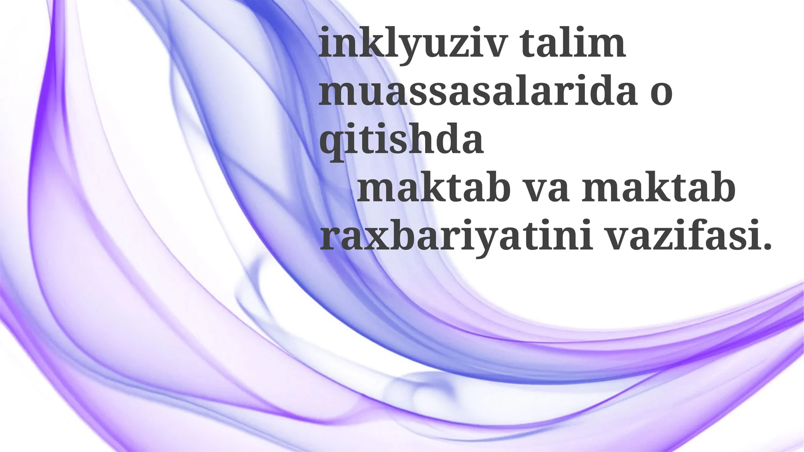 Inklyuziv Ta'lim