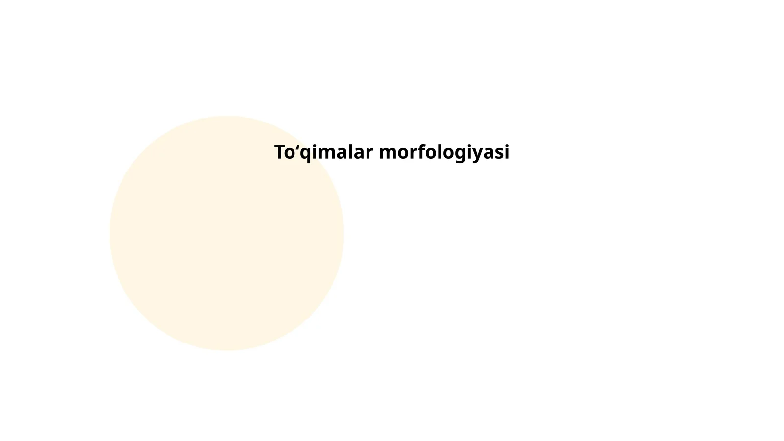 Toʻqimalar morfologiyasi