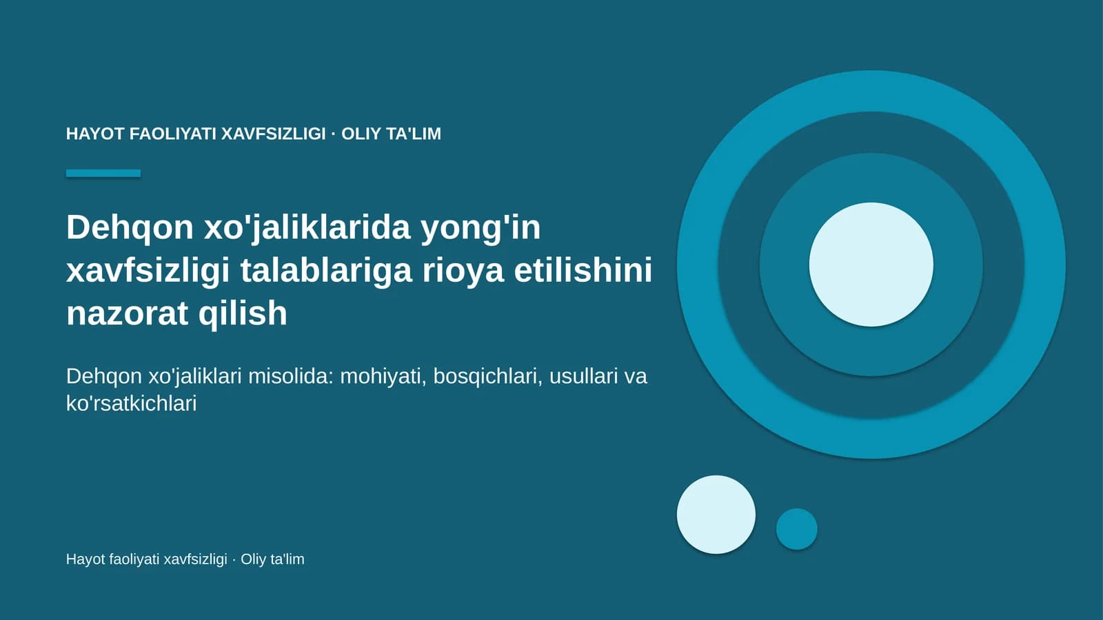 dehqon xo'jaliklarida yong'in xavfsizligi talablariga rioya etilishini nazorat qilish 7818