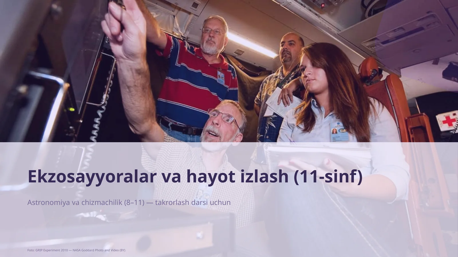 Ekzosayyoralar va hayot izlash (11-sinf)