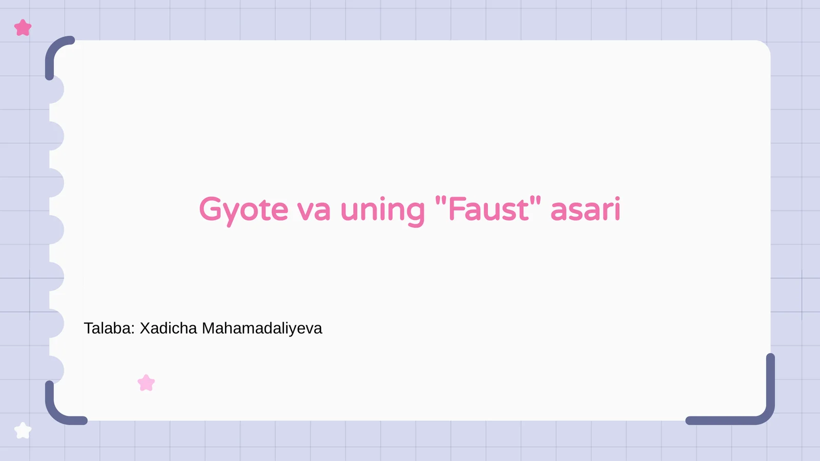 Gyote va uning "Faust" asari