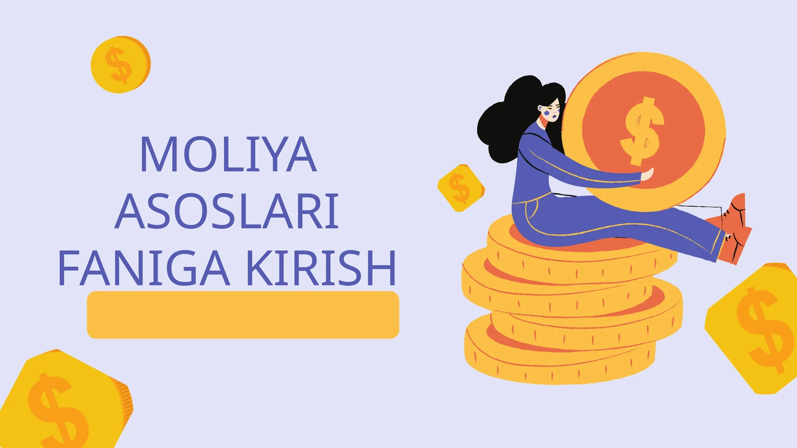 Moliya asoslari faniga kirish