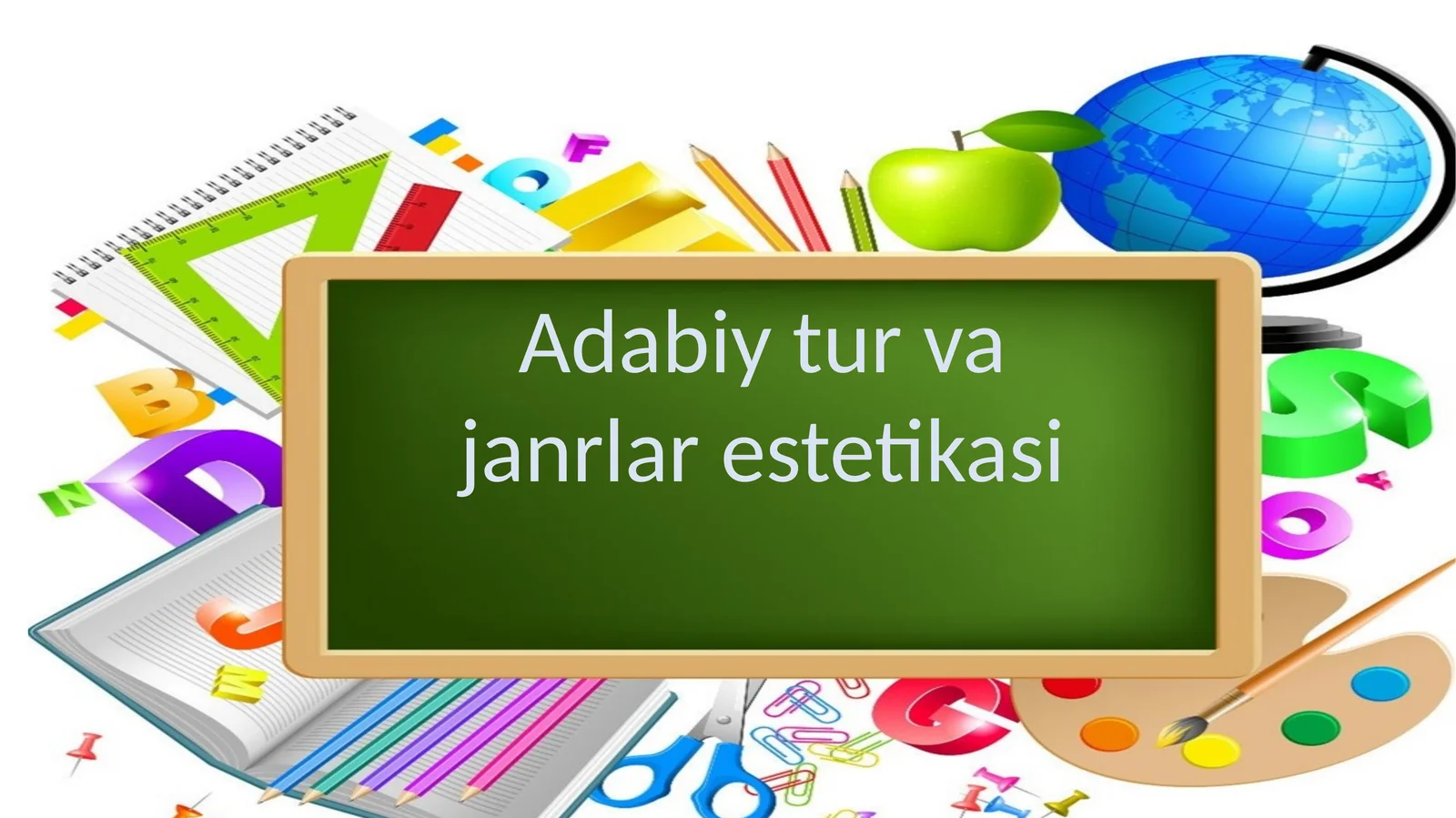 Adabiy tur va janrlar