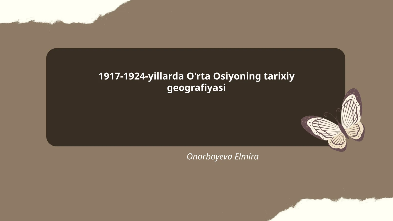 Turkiston Muxtoriyati Tarixi