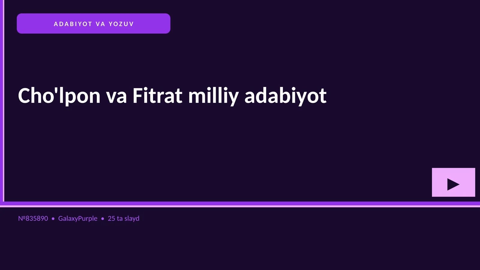 Cho'lpon va Fitrat milliy adabiyot