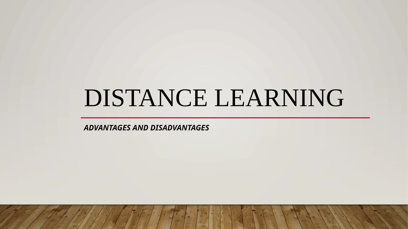 Introduction to Distance Learning