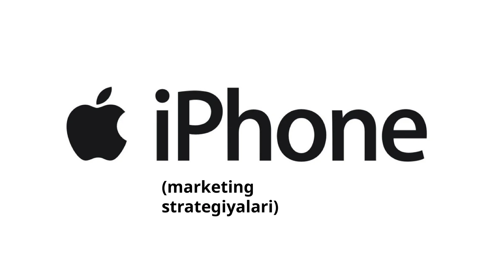 iPhone marketing