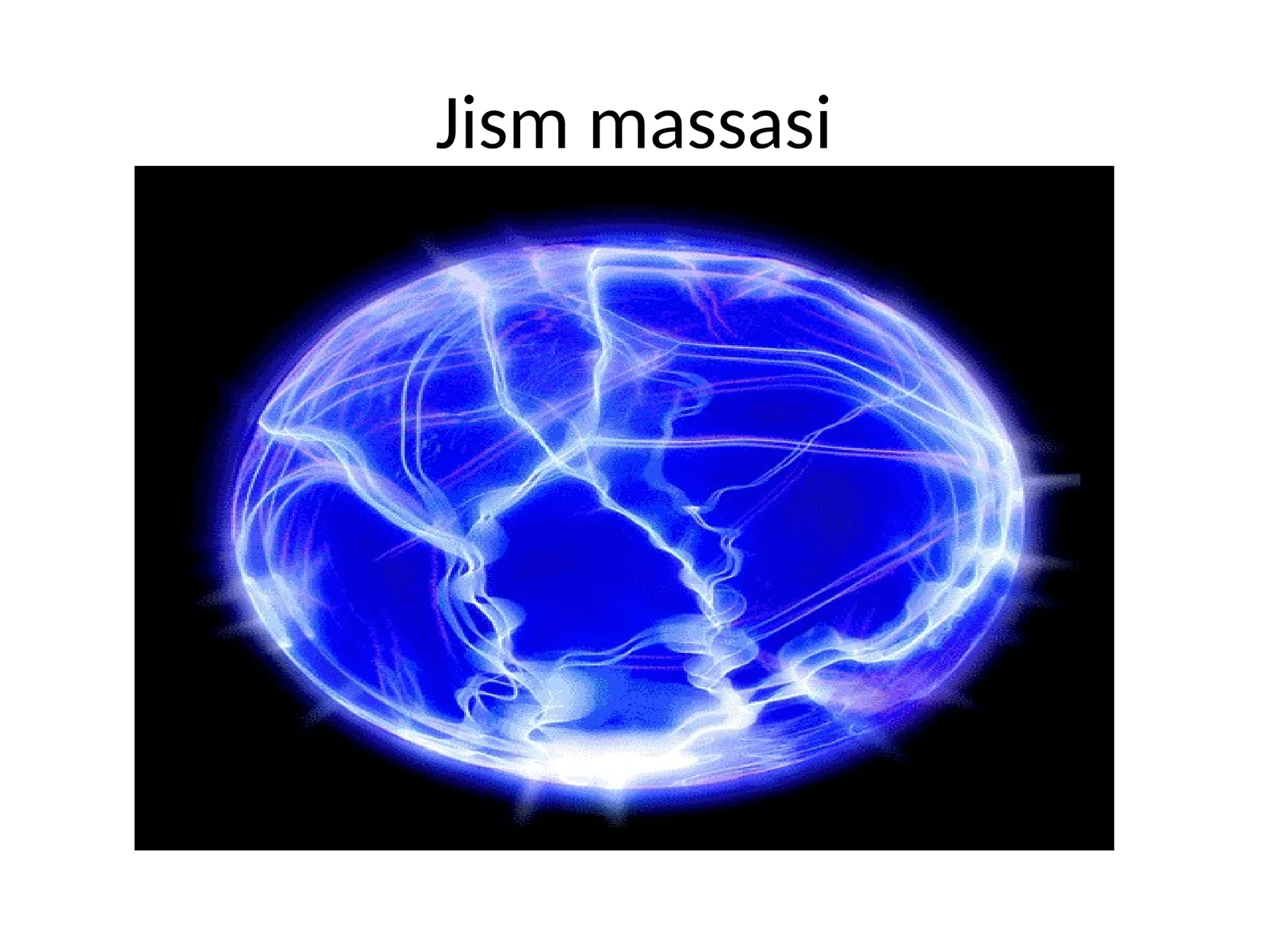 Jism massasi