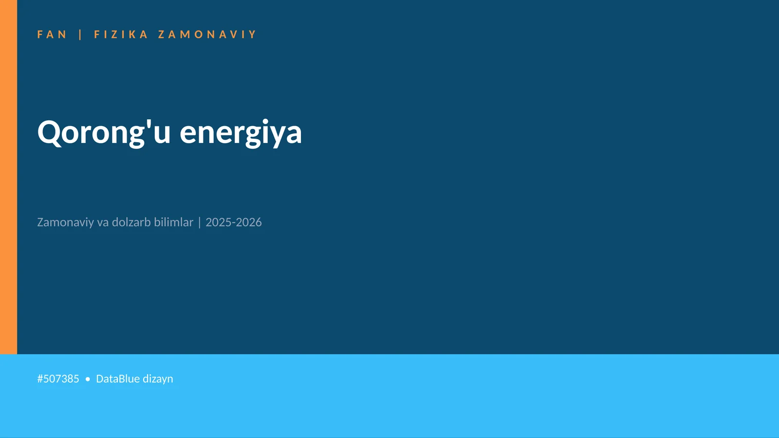 Qorong'u energiya