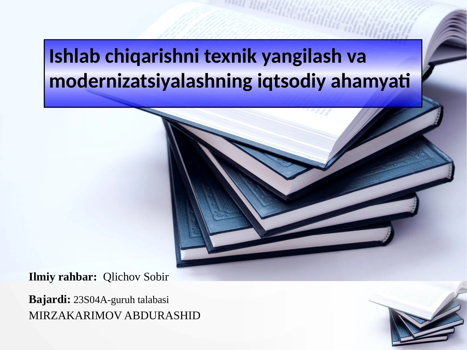 Ishlabchiqarishning iqtisodiyahamyati