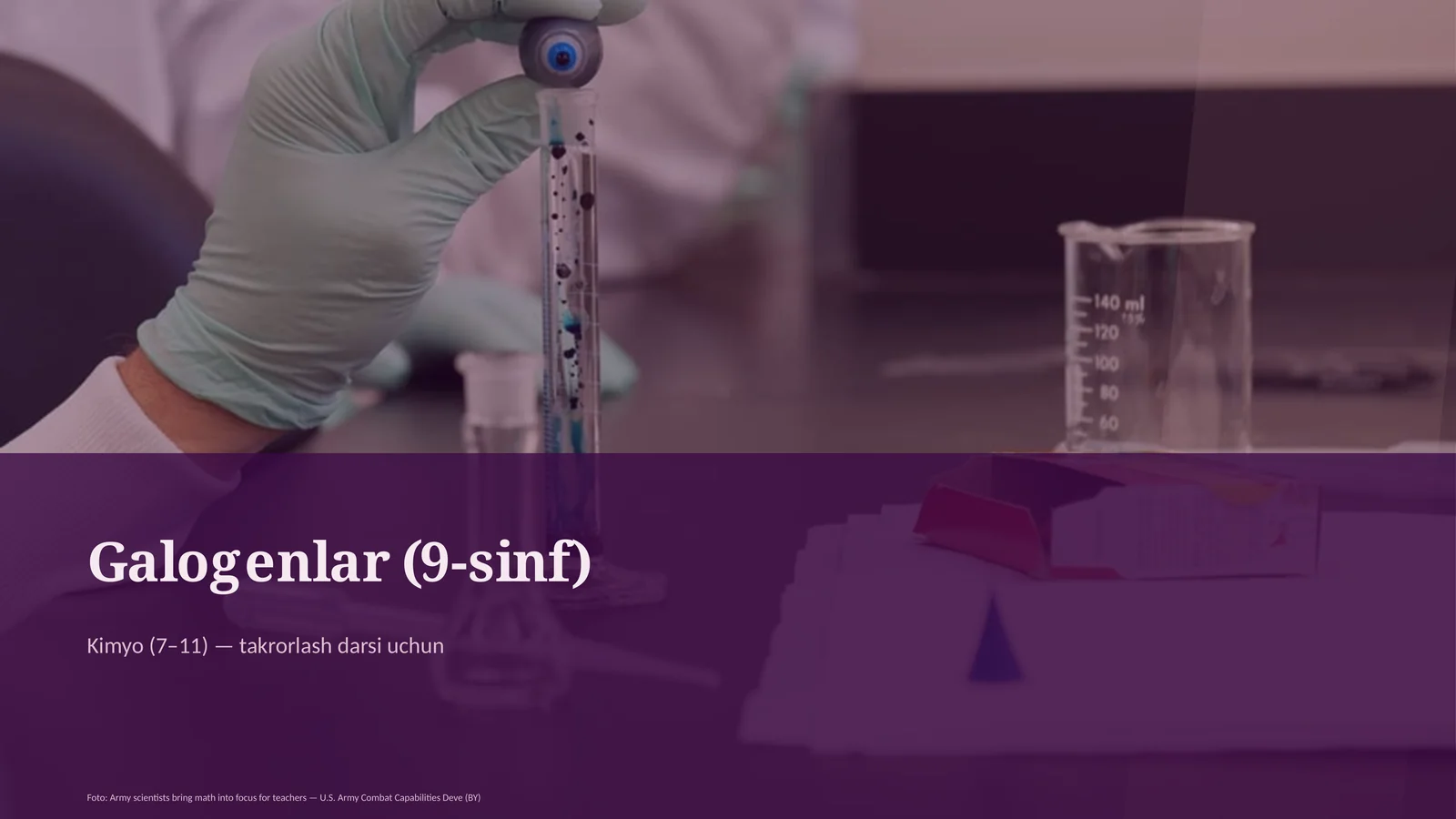 Galogenlar (9-sinf)