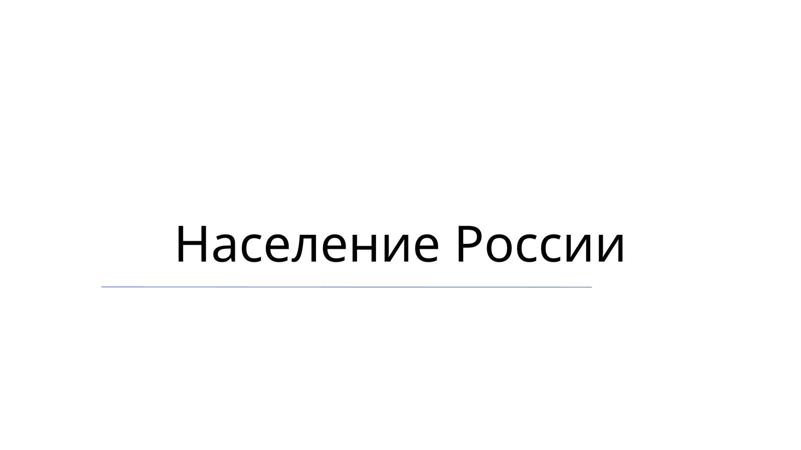 Население России
