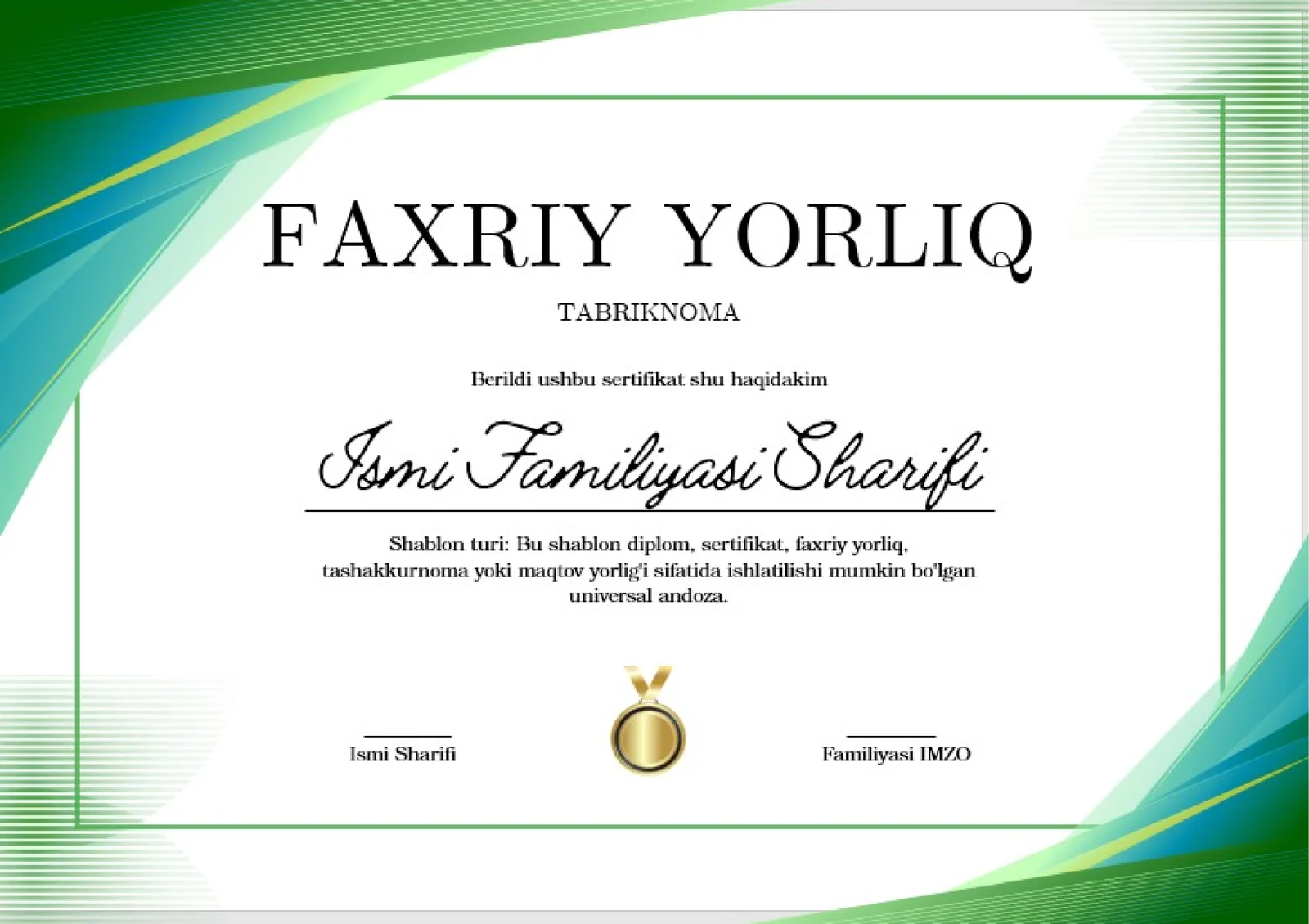 FAXRIY YORLIQ