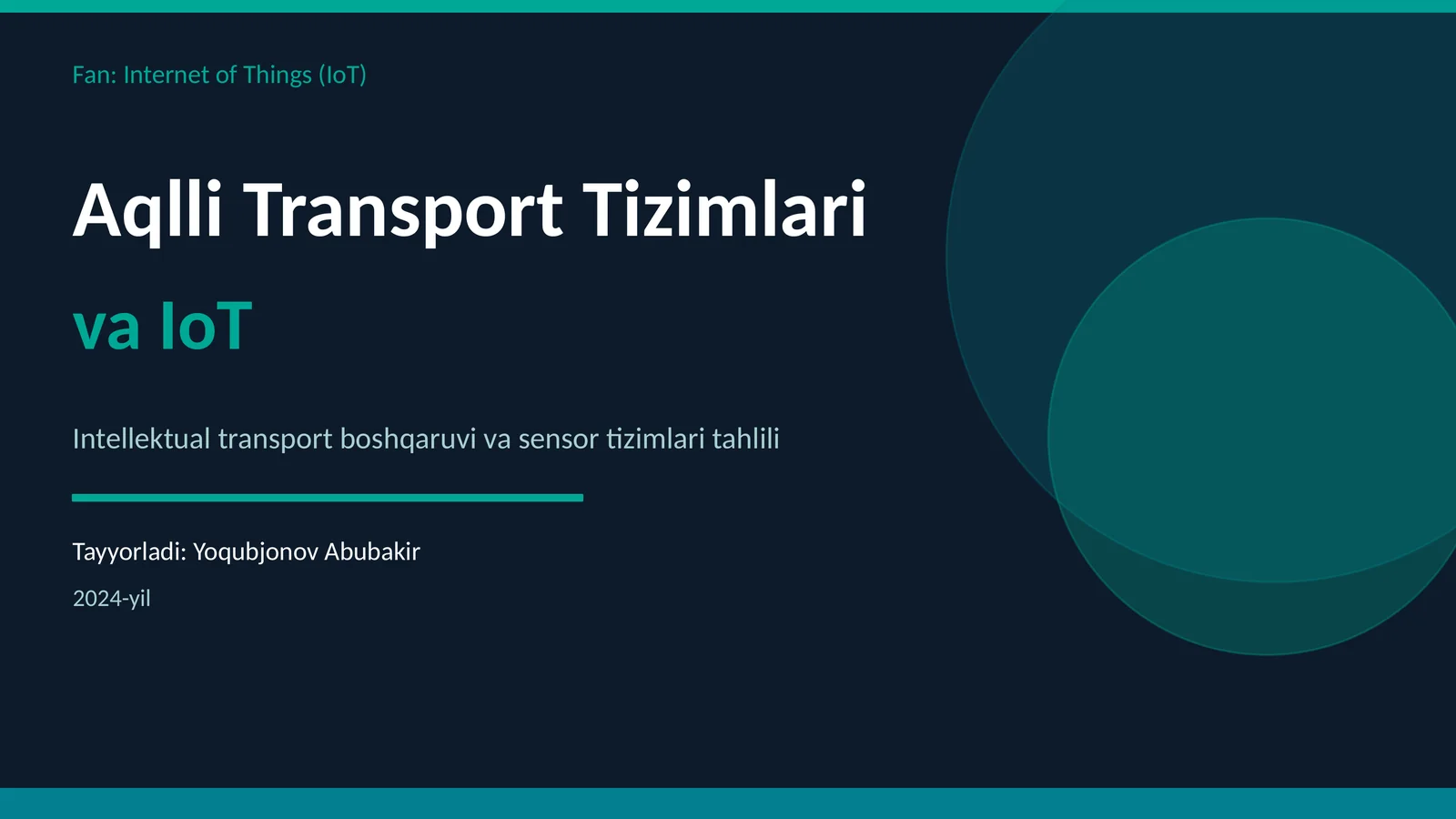 IOT Prezintatsiya
