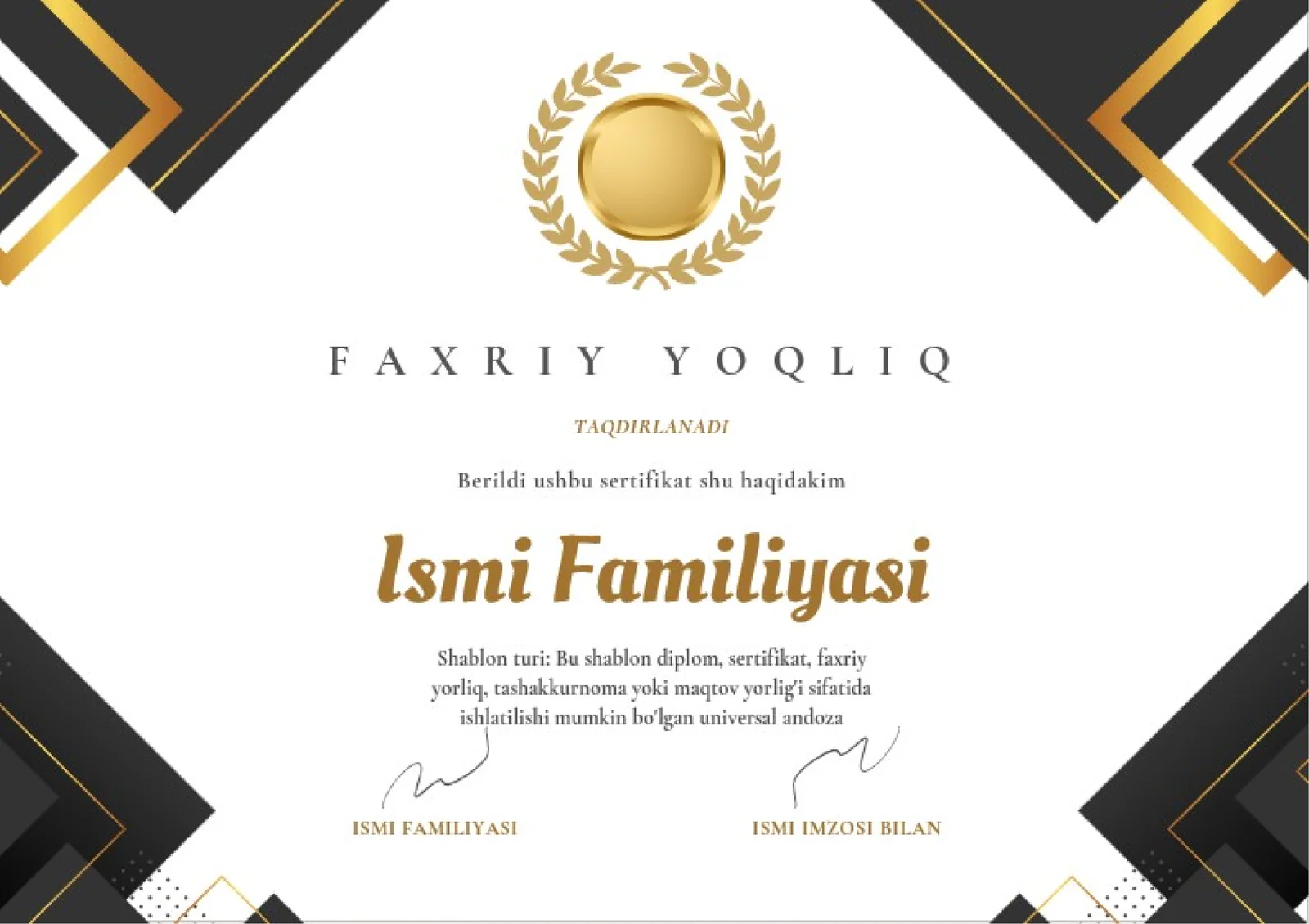 FAXRIY YORLIQ