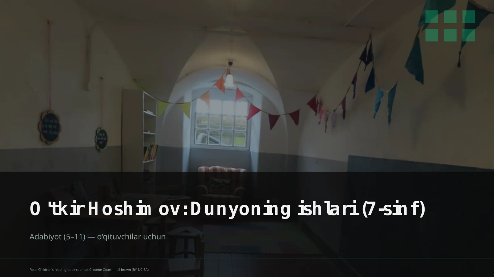 O'tkir Hoshimov: Dunyoning ishlari (7-sinf)