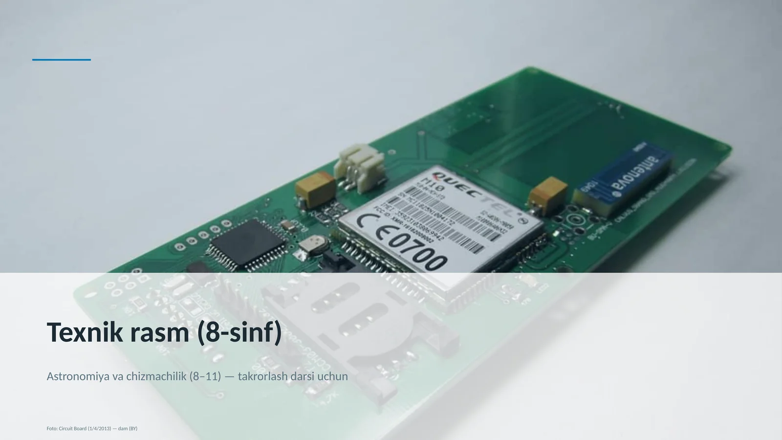 Texnik rasm (8-sinf)