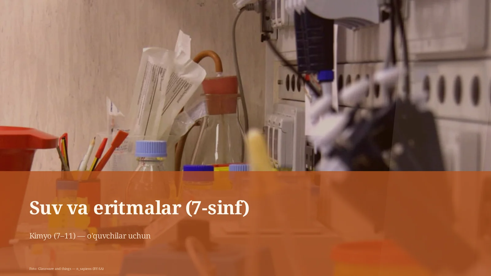 Suv va eritmalar (7-sinf)