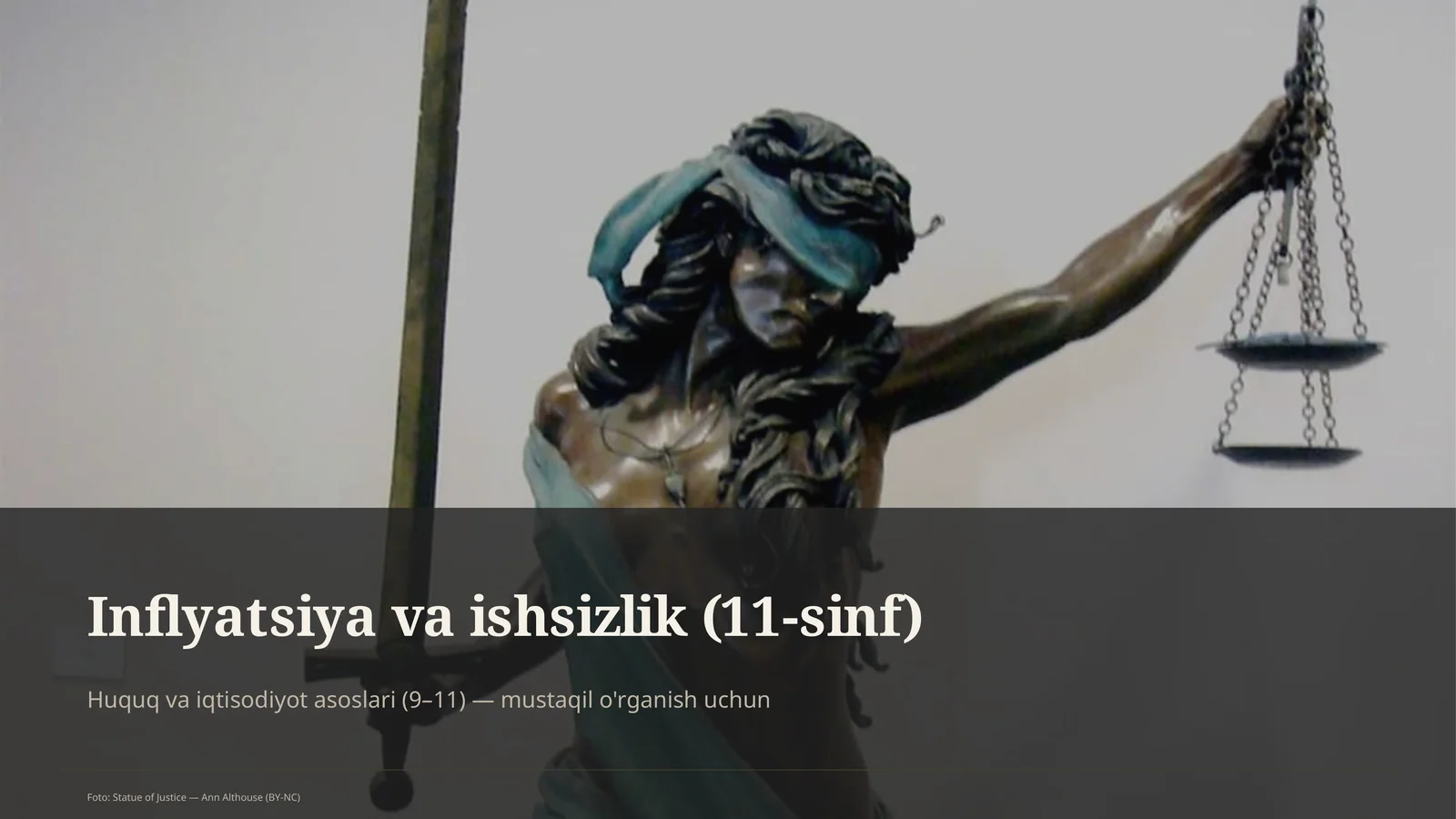 Huquq va iqtisodiyot asoslari (9– 11)
