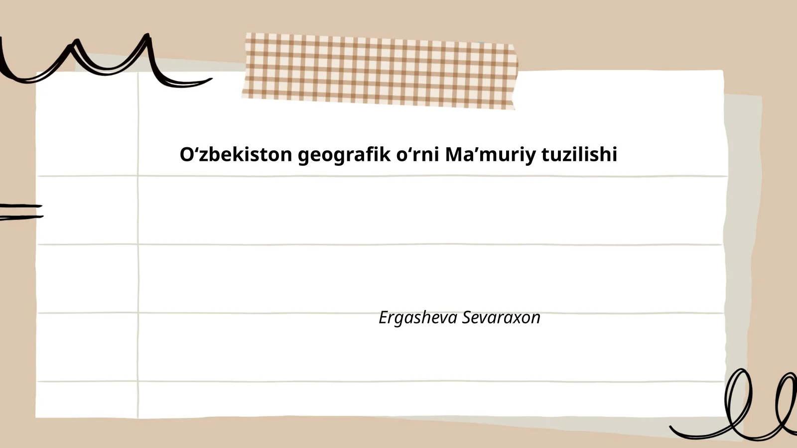 O'zbekiston geografik o'rni Maʼmuriy tuzilishi