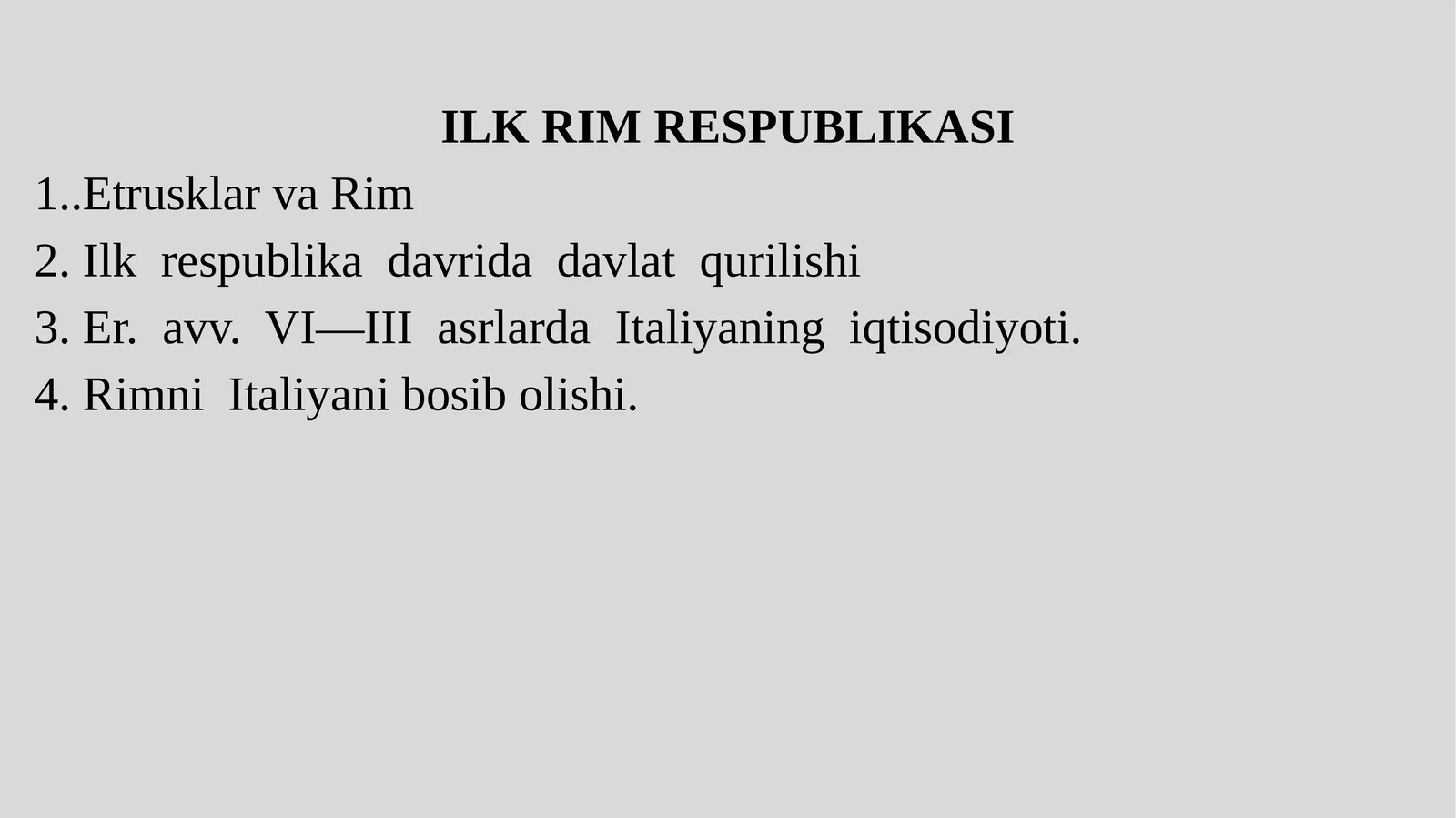 Etrusklar va Rim