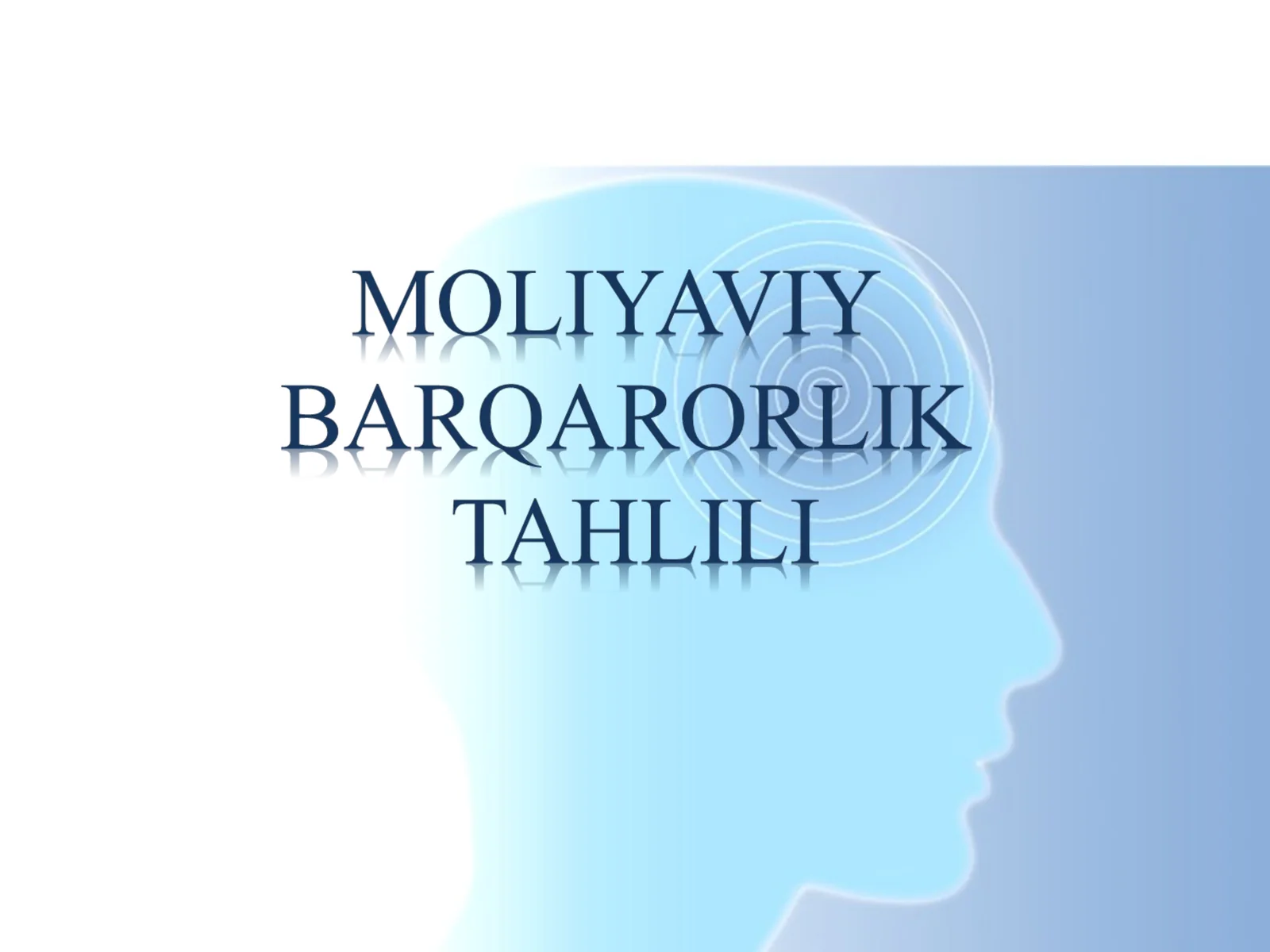 Moliyaviy barqarorlik tahlili
