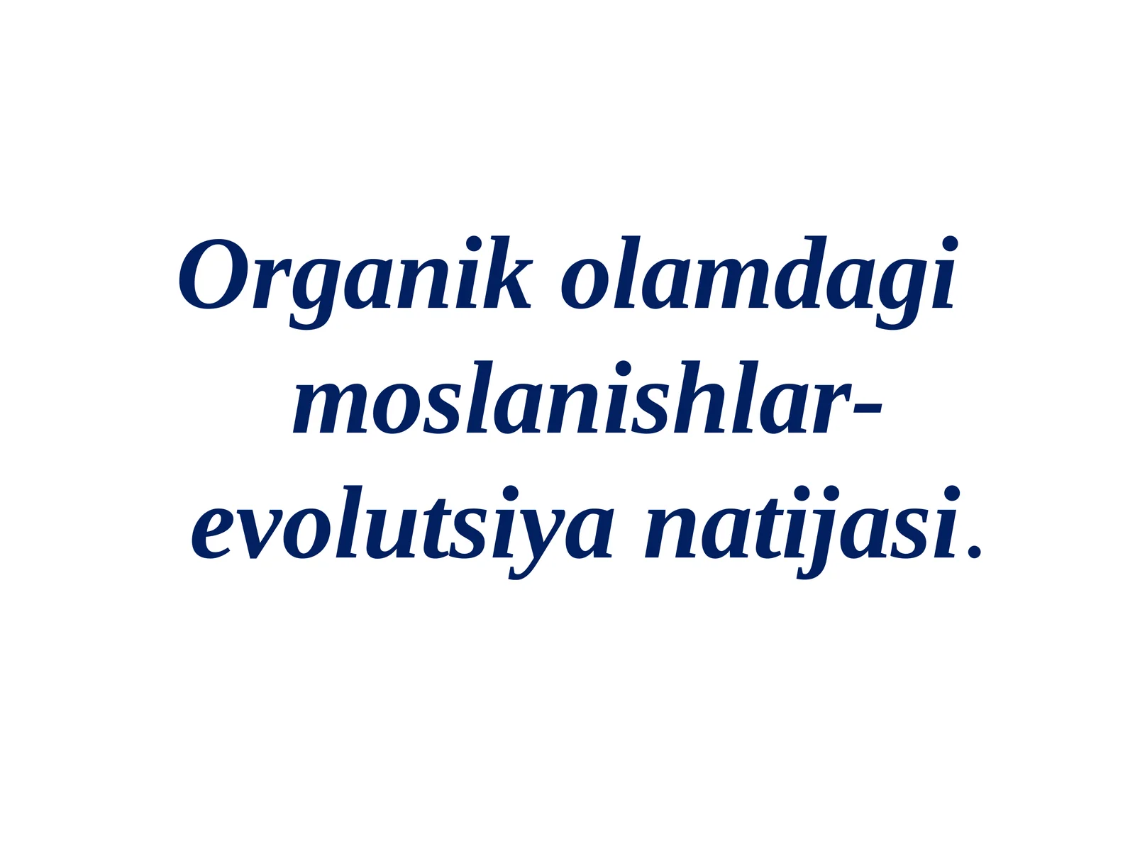 O’tilgan mavzuni mustahkamlash (I-topshiriq rasmlar asosida)