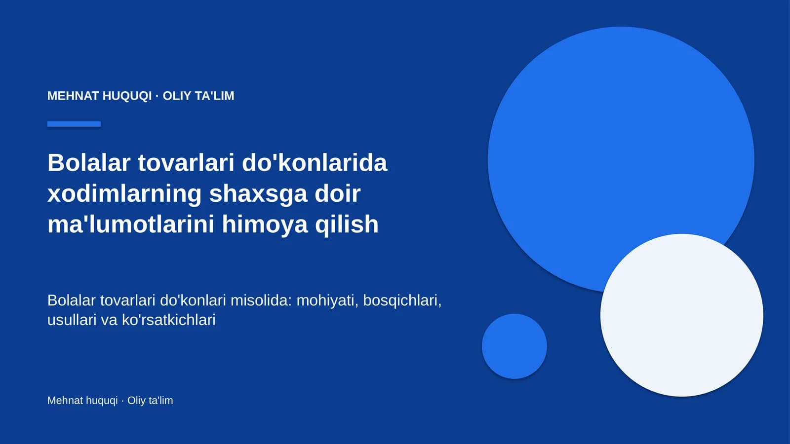 Oliy ta'lim - Mehmat huquqi